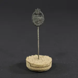Panzer assault badge in silver stickpin