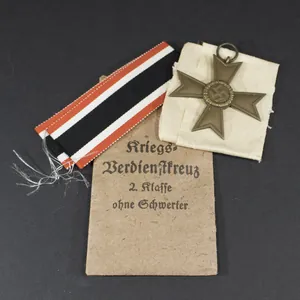 War merit cross without swords with bag