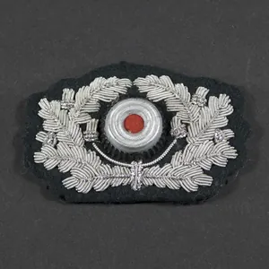 Officer's Visor Cap Wreath & Cockade