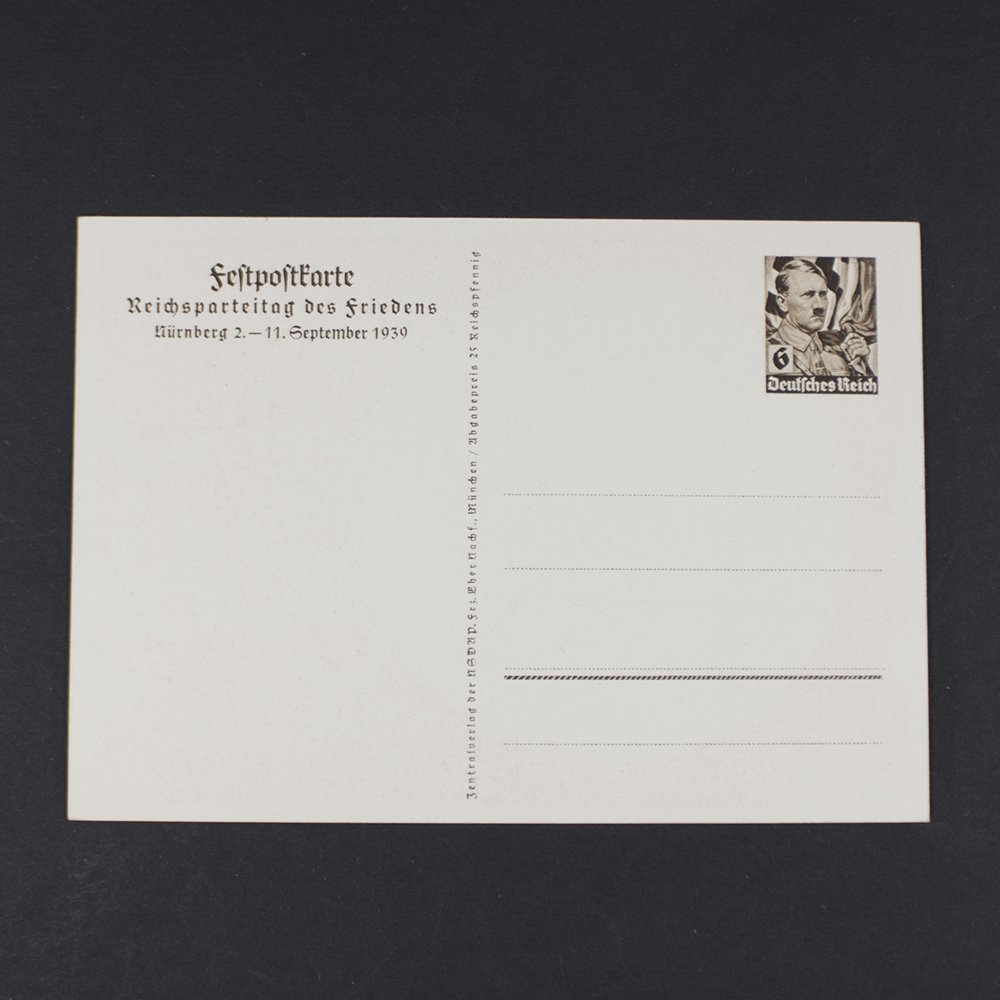 Reichsparteitag Nürnberg 1939 Postcard — image 2