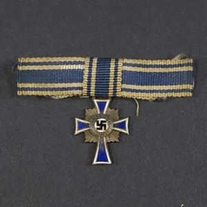 Bronze mothers cross miniature