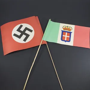 Italian/German paper flag set