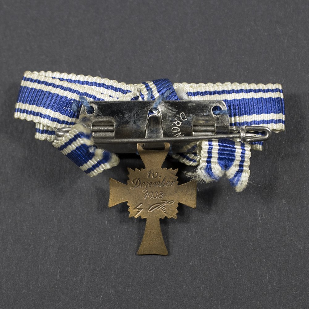 Bronze mothers cross miniature — image 2