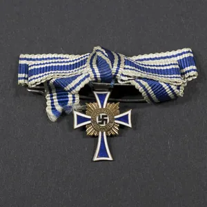 Bronze mothers cross miniature