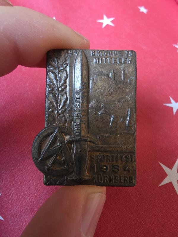 German WW2 Tinnie SA 1934 Nurnberg — image 2