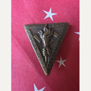 German WW2 Tinnie Munster 1934 Gau Westfalen Nord