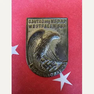 WW2 German Tinnie NSDAP WESTFALEN SUD 1935