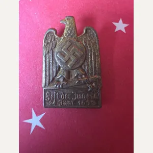 German WW2 Tinnie 1933 Festival of Youth HJ Hitler Youth