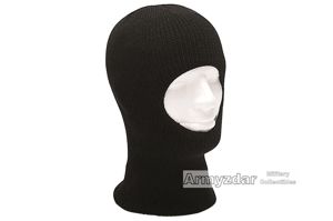 One-Hole Acrylic Balaclava – black