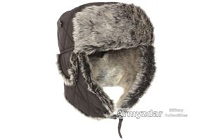 Winter Fur hat – black