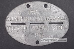 Pol. Dog-tag 'Kreis Polizei Detmold'