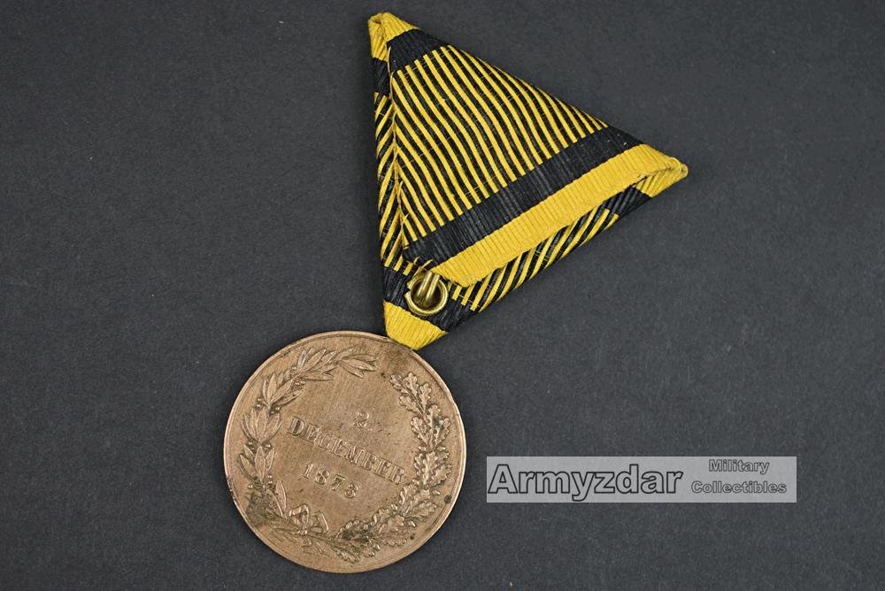 2. DECEMBER 1873 Medaille — image 2
