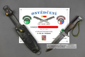 AČR Fighting knife Charon with decree