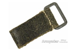 German leather belt loop