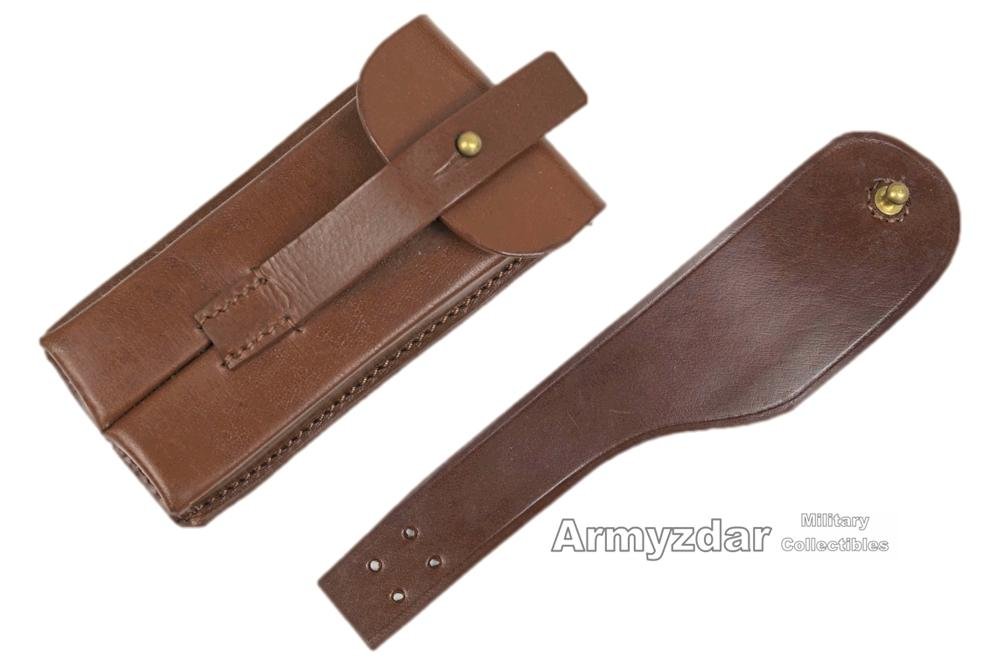Repro P08 Artillerie brown pistol holster — image 3