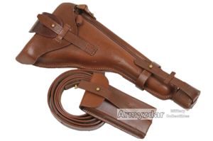 Repro P08 Artillerie brown pistol holster