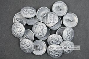 Repro German Shoulder Straps Button nr. 13 '19mm'