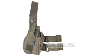 Right Leg Pistol Holster – green