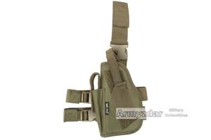 Left Leg Pistol Holster – green