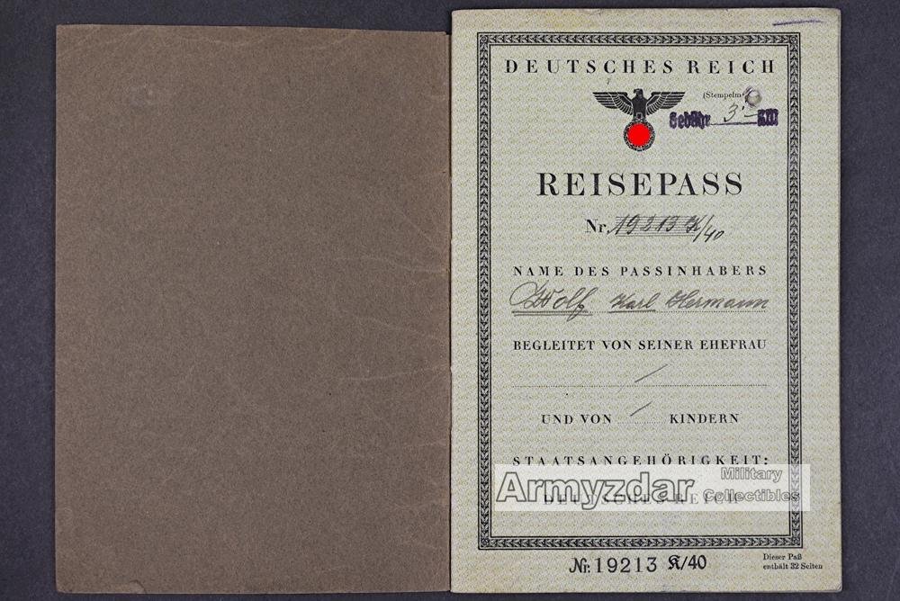 Deutsches Reich ReisePass — image 2