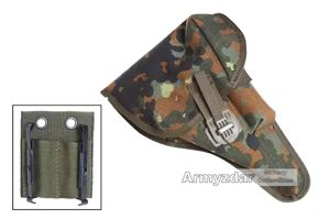 BW P1 Pistol holster (P38) with adap. – flecktarn