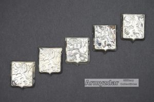 Czechoslovakian overseas cap badge 'silver'