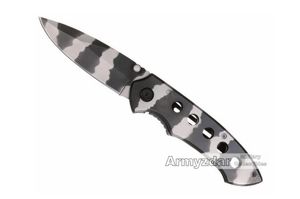 Pocket knife with clip – camo