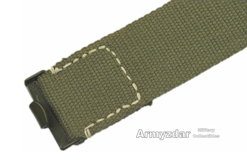 Repro German DAK green webbing belt — image 2
