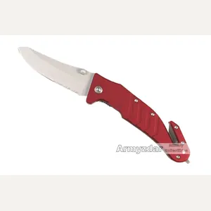 Car knife with clip – red
