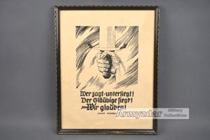 Framed wall picture 'Werner Respondek