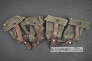 Bulgarian canvas mannlicher ammo pouches
