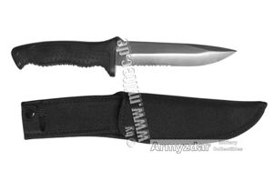 HUNTING Knife with rubber handle