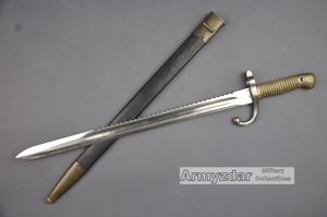 M1880 Belgian Engineer sawback bayonet