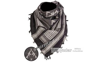 SHEMAGH Scarf rifles – white/black