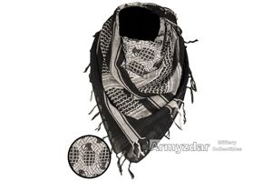SHEMAGH Scarf grenades – white/black