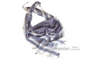 SHEMAGH Scarf – white/blue