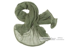Net scarf – green