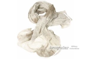 Net scarf – white
