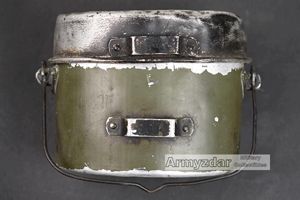 WW2 Italian messkit reissued by German army