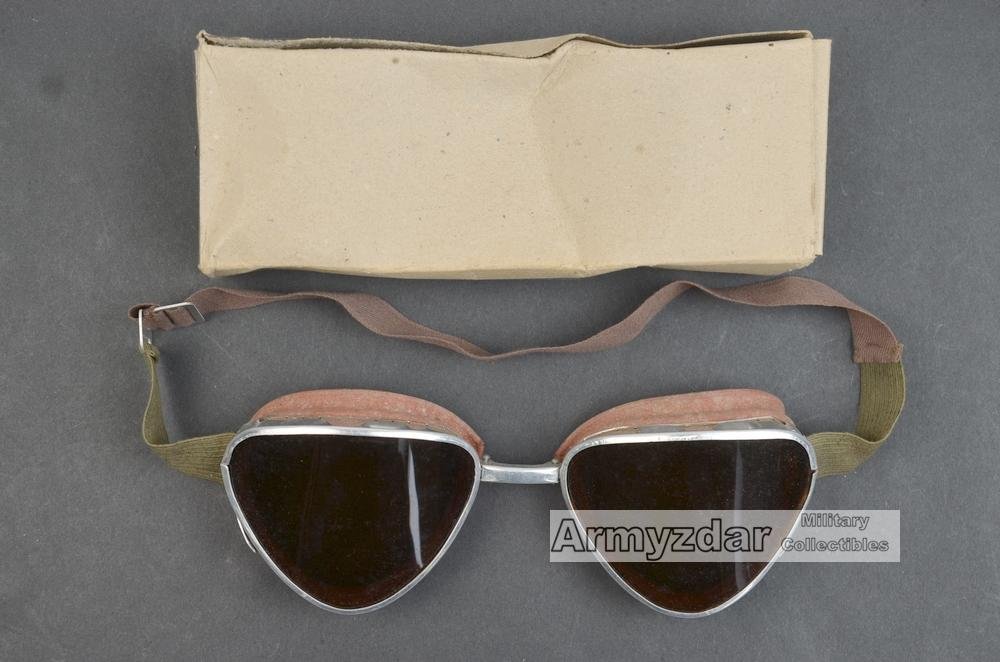 WW2 Italian tropical goggles — image 2
