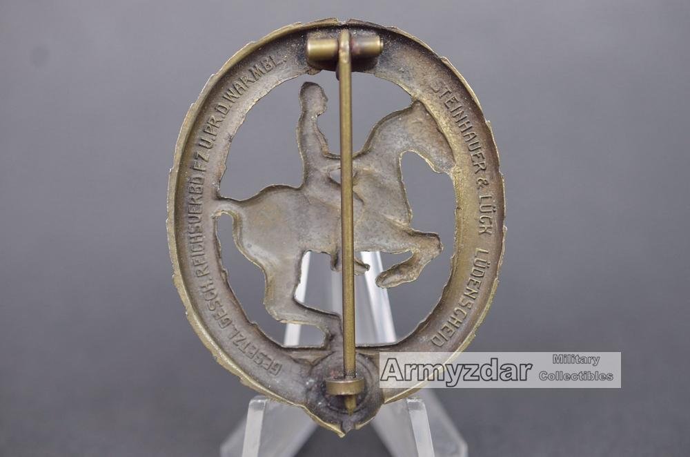 Reiterabzeichen in Bronze — image 2