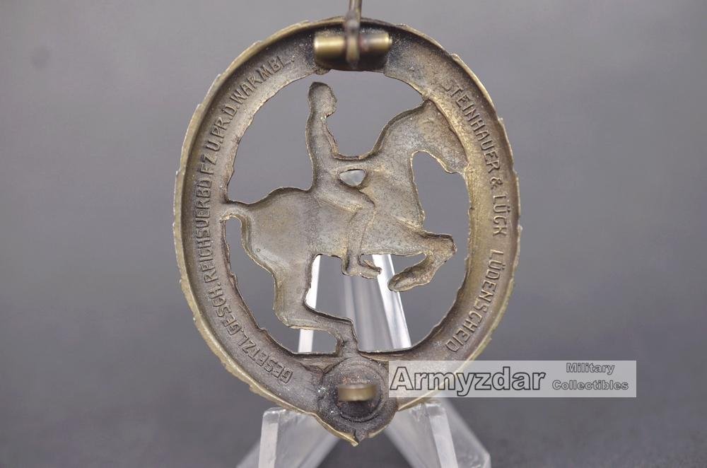 Reiterabzeichen in Bronze — image 3