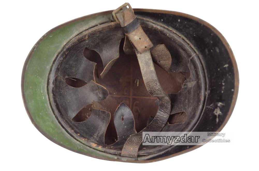 Czechoslovakian fireman leather helmet — image 10