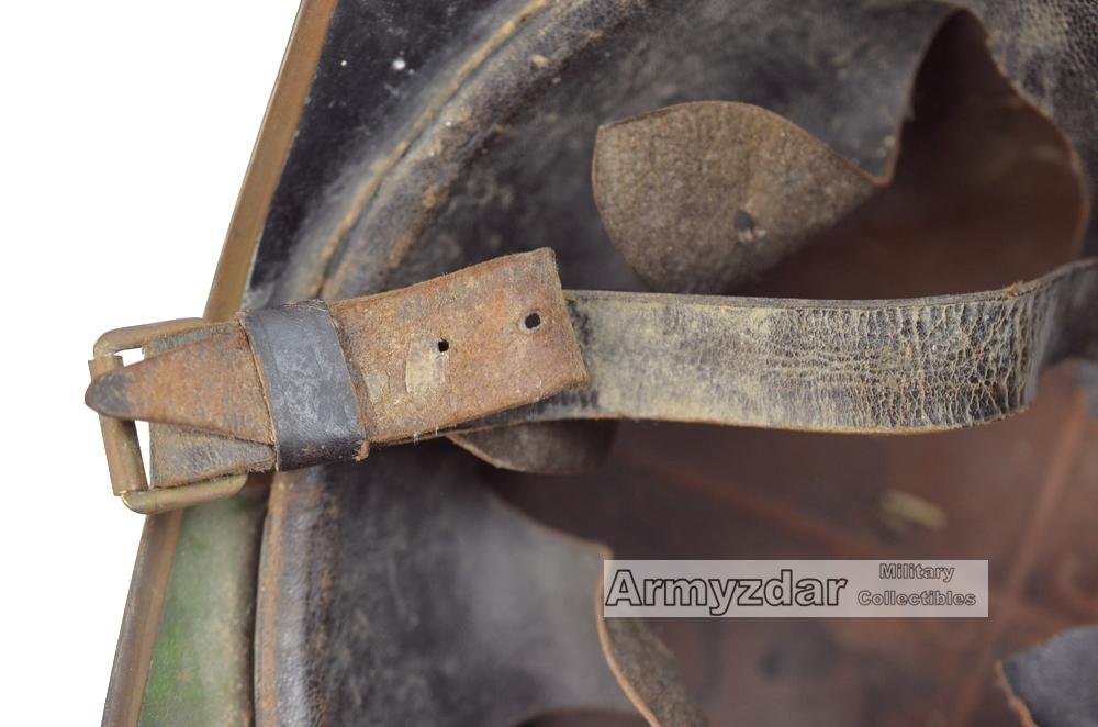 Czechoslovakian fireman leather helmet — image 11