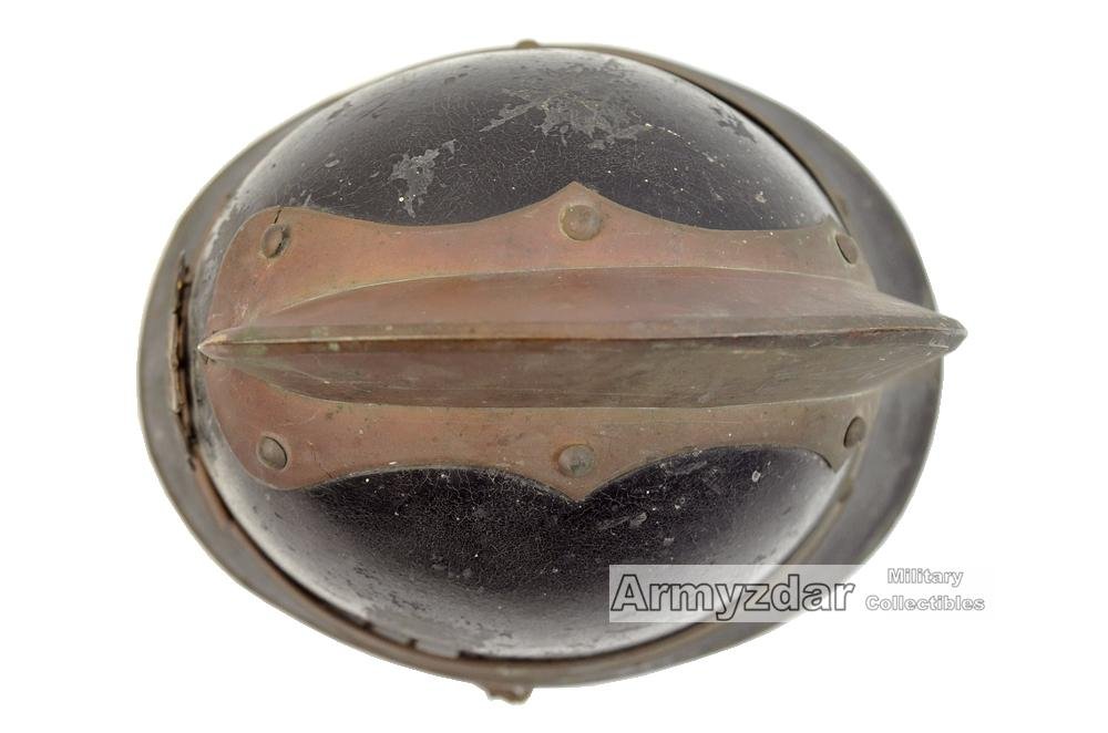 Czechoslovakian fireman leather helmet — image 9