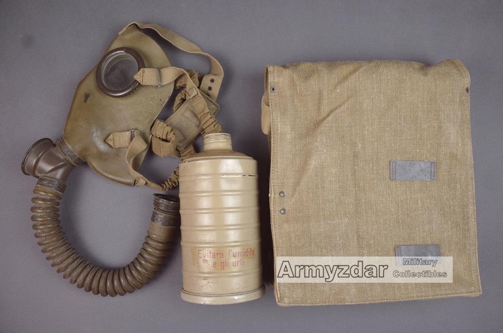 M33 Italian gas mask with bag (Maschera antigas) — image 2