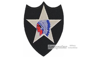 Repro US 2nd Infantry Division coloured patch