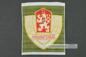 Prague castle guard sleeve patch