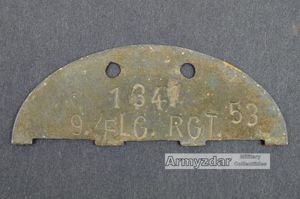 LW Half Dog-tag '9./FLG. RGT. 53'