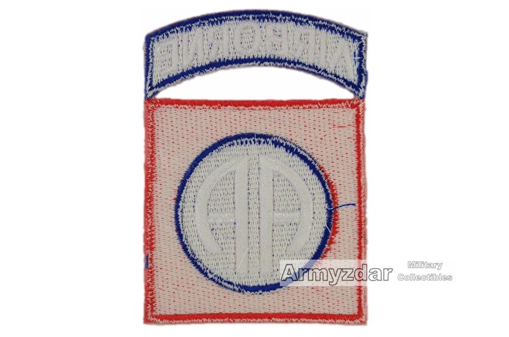 Repro US 82nd Airborne Division coloured patch — image 2